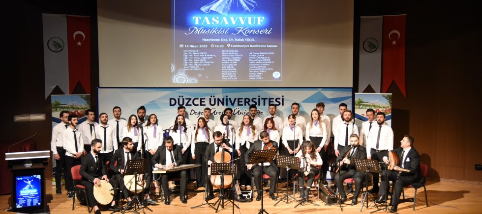 Düzce Üniversitesi’nde Tasavvuf Musikisi Konseri Düzenlendi