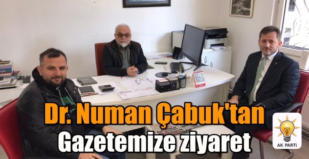 Dr. Numan Çabuk'tan Gazetemize Ziyaret