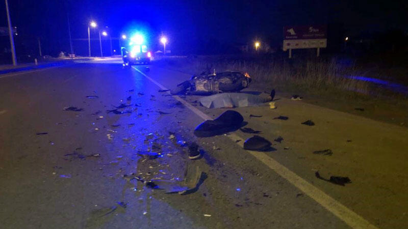 Sakarya'da motosiklet ile otomobil çarpıştı: 1 ölü, 1 yaralı