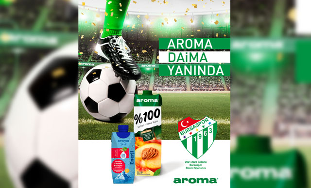 Aroma, Bursaspor’un ‘tozluk sponsoru’ oldu