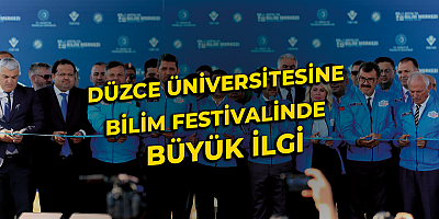 Düzce Üniversitesi’ne Antalya Bilim Festivali’nde Yoğun İlgi