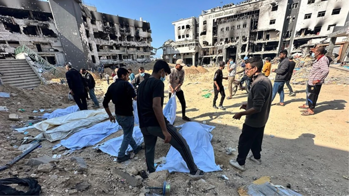Gazze'deki Şifa Hastanesi avlusunda toplu mezar bulundu - GÜNDEM - Ulusal ve Yerel Medyanın Gücü