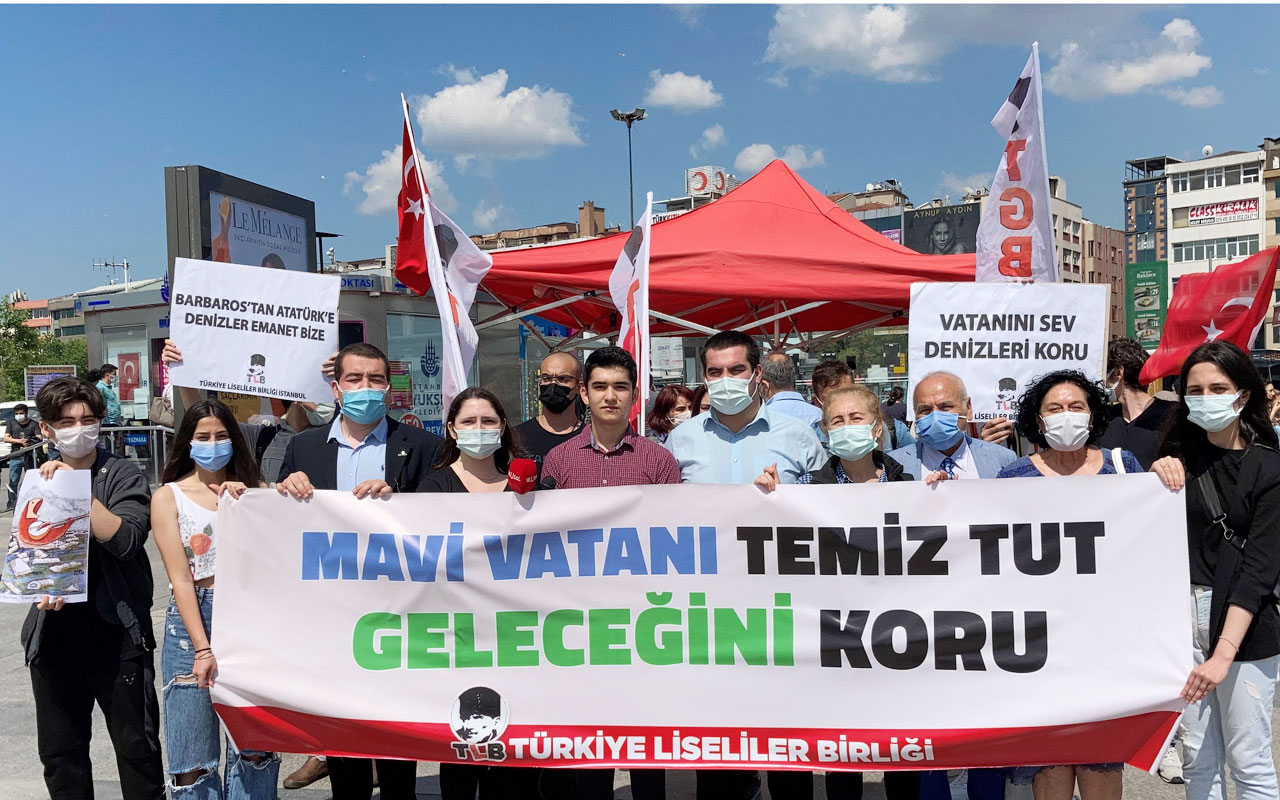 İstanbul’da Liseliler Birliği’nden ‘müsilaj’a acil müdahale çağrısı
