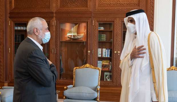 Katar Emiri, Hamas lideri Heniyye ile görüştü