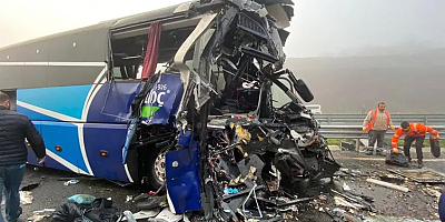 Kuzey Marmara Otoyolu'nda feci kaza! 7 araç birbirine girdi: 10 can kaybı, 59 yaralı