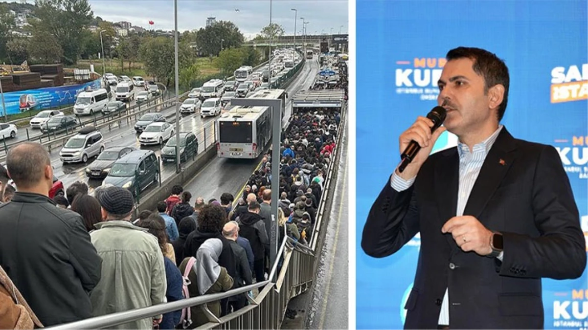 Murat Kurum, toplu taşımadaki yoğunluk üzerinden İmamoğlu'nu eleştirdi - SİYASET - Ulusal ve Yerel Medyanın Gücü
