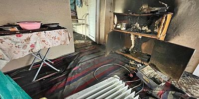 Televizyonun patlaması sonucu yangın çıktı: Dumandan zehirlenen kişi öldü