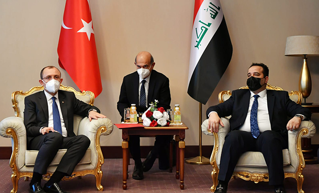 Ticaret Bakanı Muş, Irak Ticaret Bakanı Obaid ile bir araya geldi