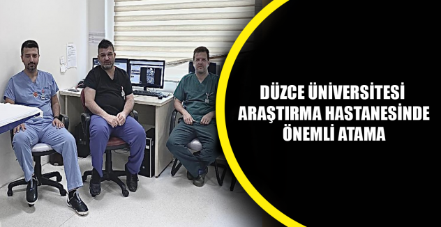 *Düzce Üniversitesi Araştırma Hastanesinde Önemli Atama: Dr. Fuat Çetin Başhekim Yardımcısı Olarak Görevine Başladı*